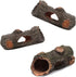 Hamiledyi 3PCS Betta Log Trunk Driftwood Decor Aquarium Fish Tank Hollow Tree Trunk Hideout Small Size for Bearded Dragon Reptile....