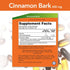 NOW Supplements, Cinnamon Bark 600 mg, Non-GMO Project Verified, Healthy Glucose Metabolism*, 240 Veg Capsules...