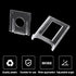 10 Pcs Mini Acrylic Plate Stands, Mini Clear Plastic Display Holders Adjustable Picture Plate Easels Stands for Display (S)...