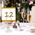 Table Number Card Holders Place Card Holder, 25 Pack Picture Holders for Tables, Wire Shape Photo Number Stands Menu Paper Card Clips for Wedding ...