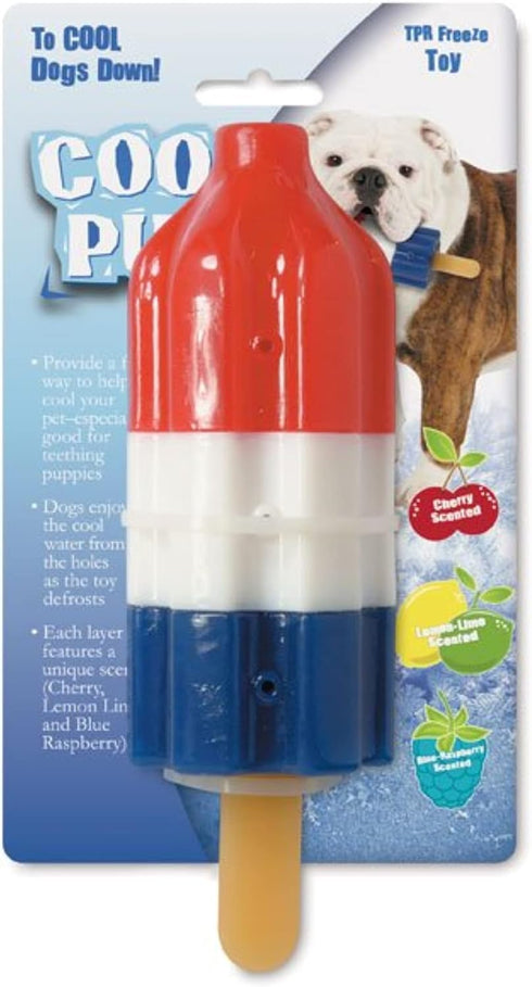 Cool Pup Cooling Dog Toy - Rocket Pop Large,Red,Blue,white...