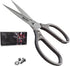 Heavy Duty Scissors 9'', All Purpose, Leather Scissors, Reinforced Stainless Steel Blades with Metal Handles for Home, Office, Easy Cutting Cardbo...