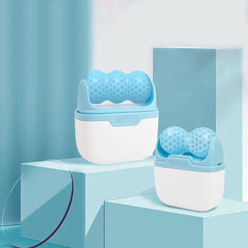 Ice Roller for Face for Eye Puffiness Upgraded Ice Face Roller Cold Facial Ice Roller Massager Skin Care Tool (Blue)...