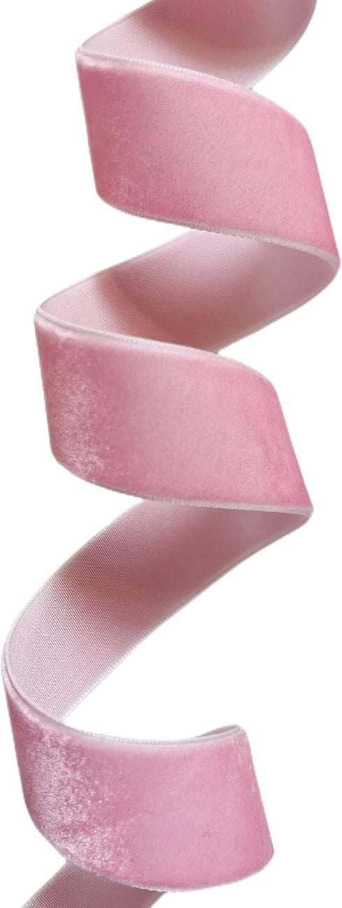 Vintage Pink Velvet Ribbon, 1 Inch X 25Yd...