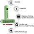 1.2V AAA 600mAh NI-MH Rechargeable Battery for Outdoor Solar Lights,Garden Lights, Remotes, Mice (Green 12 PCS)...