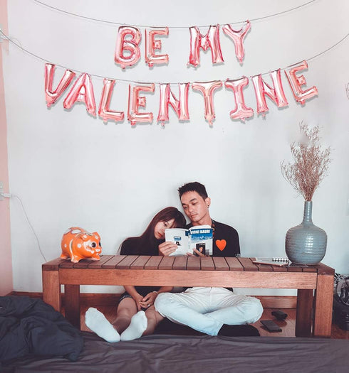 PARTY Valentine's Day Balloon, 16in Rose Gold, Decorations Supplies Banner...