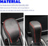 Gear Shift Knob Cover for Honda HRV/CRV 2023 Auto Leather Gear Shifter Knob Protector Trim for Honda Accord 2023-2018/ Civic 2022+ Accessories(Bla...