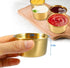 Ramekin Sauce Dipping Bowl Mini Sauce Cups Pudding Condiment Cups for Home Party Restaurant (Golden 12PCS 60ml)...