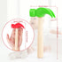 Fowecelt 3 Pack Wooden Hammer Toys Simulation Hammers Maintenance Tools Educational Toys for Kids Birthday Party Games Supplies...