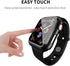 Smiling Case Compatible with Apple Watch SE 2 (2024)/SE/Series 6/5/4 44mm with Built in Tempered Glass Screen Protector,Overall Protective Hard PC...