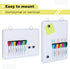 Mr. Pen- Dry Erase Board, 12.5" x 9.5" with 8 Dry Erase Markers and 2 Board Magnets, Small Whiteboard, Mini White Board, White Board Dry Erase, Sm...