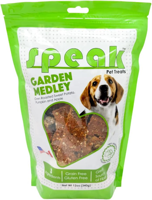 Fruit and Veggie Treats, Natural Gluten and Grain Free Low Calorie Garden Medley Chews, Perfect for Dogs, 12 Ounces...