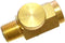 Quickun Pneumatic Brass In-Line Air Flow Regulator Valve, 1/4" NPT Male & Female, Air Pressure Compressor Tool...