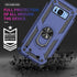 Samsung Galaxy S8 Case, Samsung S8 Phone Case, Military Grade Protective Cases with Ring for Samsung Galaxy S8 (Blue)...