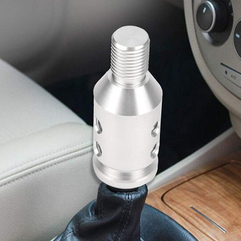 Shift Knob Adapter, Automotive Gear Manual Transmission Non Threaded Shifters Kit Universal Car Aluminum Alloy Racing Replacement Retainer with Sc...