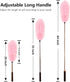 Lambs Wool Extendable Household Cleaning Duster 64" Wall Duster Cleaner with Stainless Steel Long Handle and Extension Pole for Cleaning High Ceil...