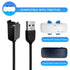 RUKUHOT Portable Wireless Magnetic Charger Cable Compatible with Tractive GPS Tracker, 1.65 Feet USB Charging Cord fit for Tractive GPS Pet Tracke...