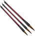3 Sizes Chinese Calligraphy Brush Set, Kanji Sumi Drawing Brush with Resin Handle, Professional Traditional Chinese Painting Brush for Beginners S...