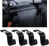 4PCS Car Seat Headrest Hook, Multifunctional Auto Seatback Hook Storage Organizer, Vehicle Seat Hanger Holder for Purse Coat Umbrella Grocery Bag,...