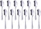 Dessert Spoon Salad Spoon 6.5-Inch Big Teaspoon BUY&USE 12 Pieces Stainless Steel Hammered Surface Silverware Set for Home Hotel Restaurant...