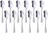 Dessert Spoon Salad Spoon 6.5-Inch Big Teaspoon BUY&USE 12 Pieces Stainless Steel Hammered Surface Silverware Set for Home Hotel Restaurant...