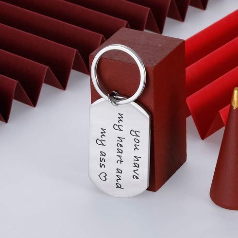 VANLOVEMAC National Boyfriend Day Gifts Funny Keychain for Boyfriend Boo Basket Stuffers for Him Her Sweetest Day Gifts Valentines Birthday Gift f...