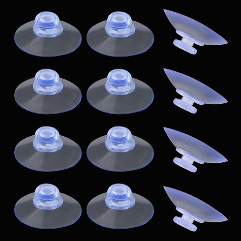30 Pack Glass Table Suction Cups 30mm Rubber Suction Cup Hangers Without Hooks, Anti-Collision Suction Cups Transparent Suckers, Clear Plastic Suc...