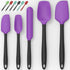Silicone Spatula Set of 5,High Temperature Resistant, Food Grade Silicone, Dishwasher Safe, for Baking, Cooking (Purple)...