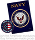 Breeze Decor US Navy USN Armed Forces Seabee Official Licensed United State American Military Retire Decorative, Garden Flag 13"x 18.5", Memorabil...