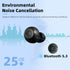 Rose Technics Ceramics True Wireless Stereo Earbuds, Bluetooth 5.3 High-Fidelity Headphones with HD Mics, 60ms Gaming Earphones, 35H Playtime with...