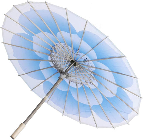 SUPVOX Oil Paper Umbrella Sunshade Umbrella Parasol Flower Paper Umbrella Handmade Paper Umbrella Photography Prop Sun Umbrella for Walking Oilpap...