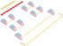 DUROCK Stabilizer V2, Screw in Stabilizers with 2u 6.25u 7u Wires, PCB Mount Keyboard Stabilizers for Mechanical Keyboards (V2 Pink Teal 80% Kit)...