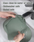 Ginbear Silicone Bibs for Babies, Waterproof Baby Feeding Bibs with Food Catcher Pocket, Adjustable Silicon Bibs for Toddlers (Dark Sage/Almond)...