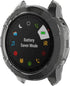 MOTONG for Garmin Fenix 6X Transparent TPU Protective Case - TPU Protective Case Cover Shell for Garmin Fenix 6X(TPU Black)...