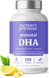 Prenatal DHA for Women 600mg + 400 IU Vitamin D3 | 120 Softgels | Supports Brain Health | Triglyceride Omega 3 Fish Oil DHA Prenatal Vitamins for ...