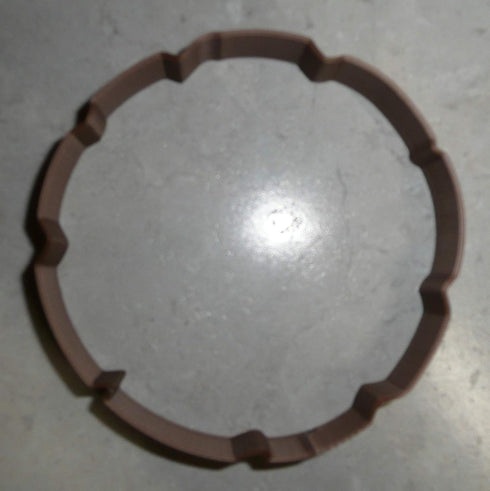 TREE LOG OUTLINE BARK WOOD GRAIN SLICE STUMP OUTDOOR THEME COOKIE CUTTER MADE IN USA PR2564...