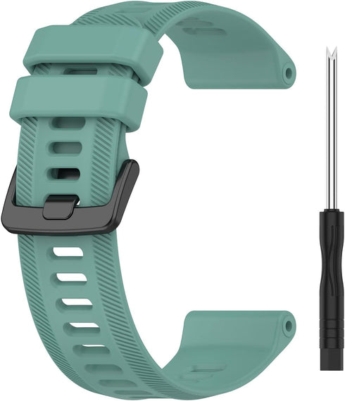 Band for Garmin Forerunner 955, Soft Silicone Replacement Band for Garmin Forerunner 955 / Forerunner 955 Solar (No Tracker, Replacement Bands Onl...