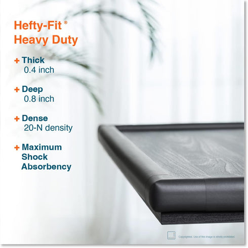 Roving Cove HeftyFit Corner Protector for Baby (16 Large Corners), Heavy-Duty Soft Rubber Foam Furniture Corner Bumper Guards, 3M Adhesive Pre-Tap...
