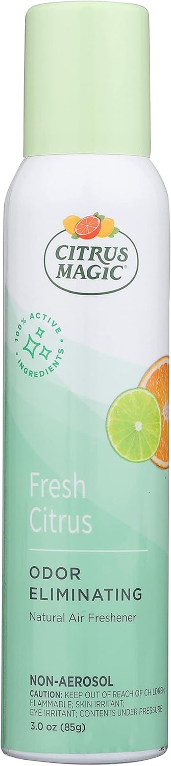 Citrus Magic freshner Magic Natural Odor Eliminating Air Freshener Spray, 3 Fl Oz (Pack of 3), Fresh Citrus, 3 Count...