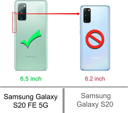 Osophter for Galaxy S20 FE 5G Case Clear Transparent Reinforced Corners TPU Shock-Absorption Flexible Cell Phone Cover for Samsung Galaxy S20 FE 5...