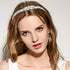 EVER FAITH Bridal Headpiece Accessory Crystal Cream Simulated Pearl Wedding Headband Clear Silver-Tone...