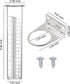 Rain Gauge Outdoor Plastic,Rain Gauges for Yard Freeze Proof 7" Capacity Rain Measure Gauge with Stainless Steel Mounting Rack Holder Large Clear ...