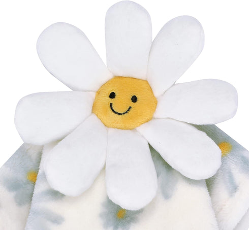 Lambs & Ivy Sweet Daisy Lovey White Flower Plush Security Blanket...