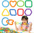 50PCS Baby Rings Toy Links Plastic Babies Teething Ring Attach Baby Toys to Strollers or Carrier Seat or Baby Bouncers for Infants...
