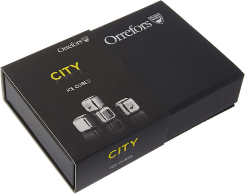 Orrefors City Ice Cubes, Set of 4...