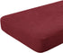 Hokway Couch Cushion Covers Christmas Wine Red Stretch Cushion Covers Sofa Seat Cushion Slipcover Cushion Protector(Wine, Medium)...