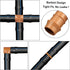 Drip Irrigation Fittings Barbed Cross Tee for 1/2" Irrigation Tubing(0.600" ID), 14 Pieces Barbed 4 Way Connectors, Drip Line 4 Way Couplings for ...