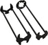 2pcs Basin Wrench Multifunctional Sink Wrench 7 Sizes Faucet Tool Plumbers Wrench Universal Socket Wrench Plumbing Tools for Tight Spaces Kitchen ...