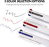 12Pcs 3-in-1 Multicolor Ballpoint Pen 0.5mm Retractable Fine Point Pens for Students Nurse Office Workers, Black Blue Red Color...