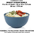 Homienly Cereal Bowls, 6 PC Soup Bowls Wheat Straw Fiber Unbreakable Lightweight Bowls (6 PCS, 26 OZ)...